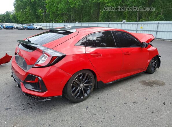 SHHFK7H46LU410360 2020 HONDA CIVIC Red Trasero derecho