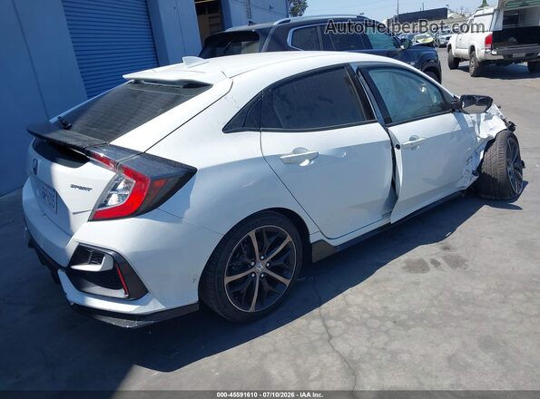SHHFK7H46MU409274 2021 HONDA CIVIC White Задня права чверть