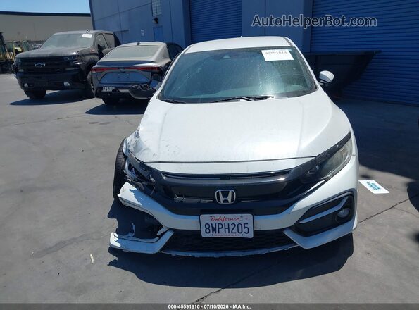 SHHFK7H46MU409274 2021 HONDA CIVIC White Вид щитка приладів