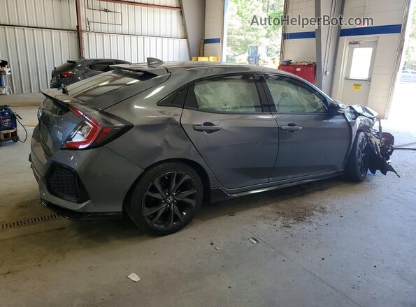 SHHFK7H47HU204973 2017 HONDA CIVIC Gray Trasero derecho