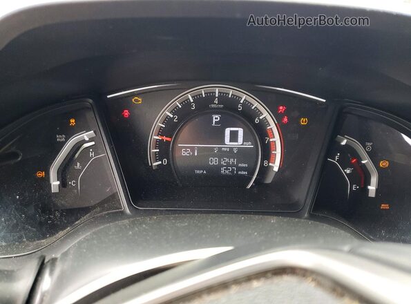 SHHFK7H47HU204973 2017 HONDA CIVIC Gray Vista del cuadro de instrumentos