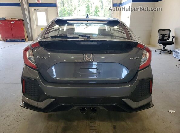 SHHFK7H47HU204973 2017 HONDA CIVIC Gray Vista trasera