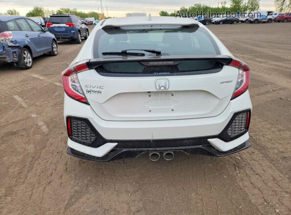 SHHFK7H47HU309609 2017 HONDA CIVIC Белый Вид сзади