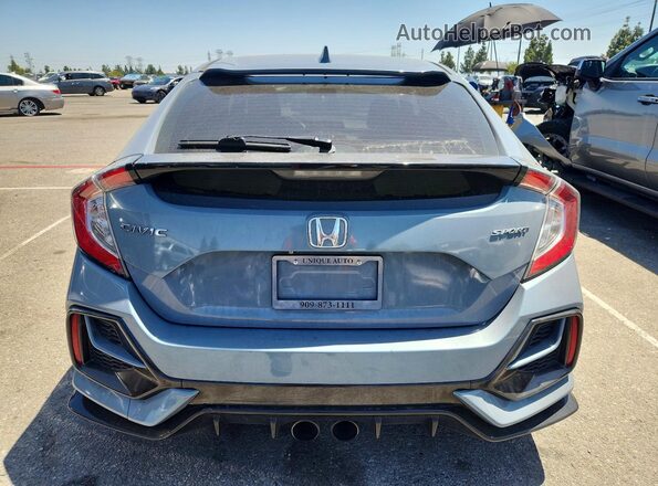 SHHFK7H47LU415714 2020 HONDA CIVIC Gray Вид ззаду