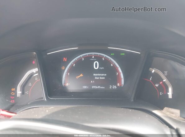 SHHFK7H47LU418760 2020 HONDA CIVIC White უკანა სავარძლების ხედი