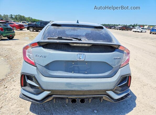 SHHFK7H47MU204367 2021 HONDA CIVIC Gray Widok z tyłu