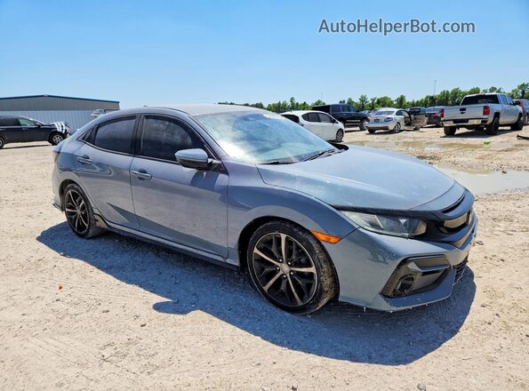 SHHFK7H47MU204367 2021 HONDA CIVIC Gray Przód prawy