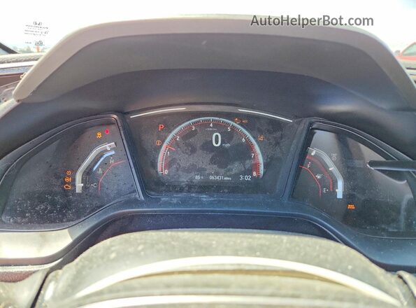 SHHFK7H47MU227308 2021 HONDA CIVIC Gray Սարքավորումների վահանակի տեսք