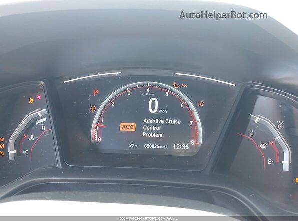 SHHFK7H47MU409462 2021 HONDA CIVIC Gray Vista de los asientos traseros