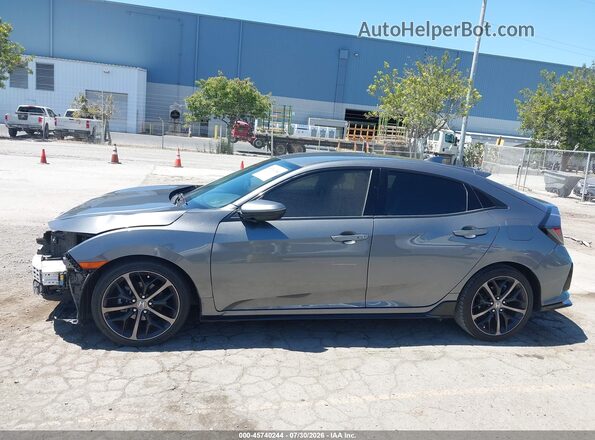 SHHFK7H47MU409462 2021 HONDA CIVIC Gray 