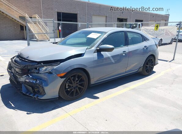 SHHFK7H48K4403263 2019 HONDA CIVIC Light Blue Front left