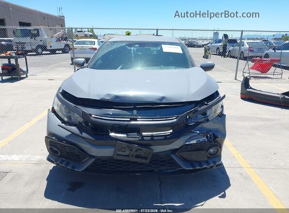 SHHFK7H48K4403263 2019 HONDA CIVIC Light Blue Instrument cluster view