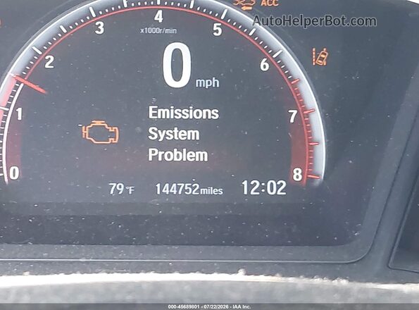 SHHFK7H48K4403263 2019 HONDA CIVIC Light Blue 