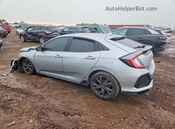 SHHFK7H48KU209641 2019 HONDA CIVIC Gray Trasero izquierdo