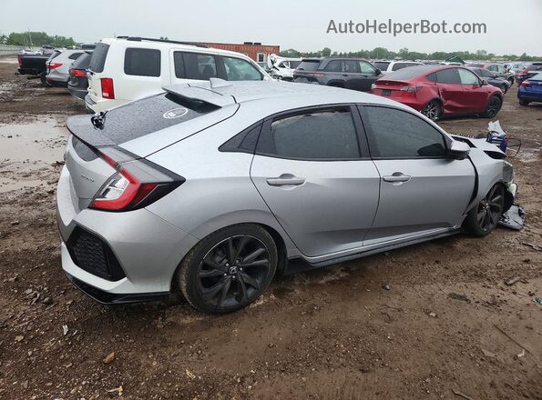 SHHFK7H48KU209641 2019 HONDA CIVIC Gray Trasero derecho