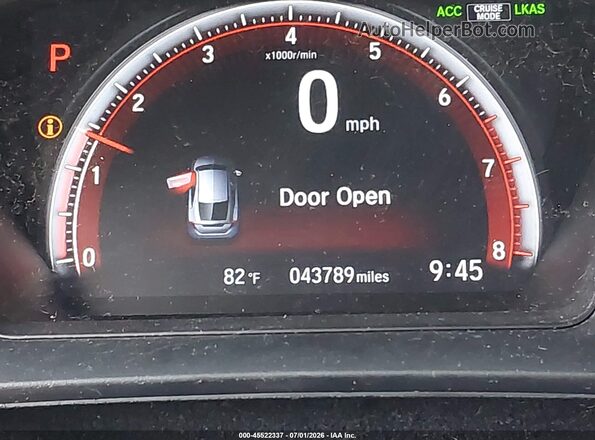SHHFK7H48KU217674 2019 HONDA CIVIC White 