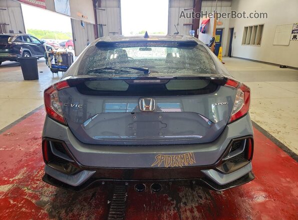SHHFK7H48LU408786 2020 HONDA CIVIC Blue Հետևի տեսք