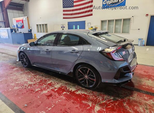 SHHFK7H48LU408786 2020 HONDA CIVIC Blue Հետևի ձախ