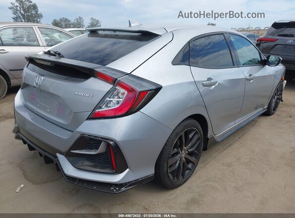 SHHFK7H48MU401600 2021 HONDA CIVIC Серебряный Задняя правая четверть