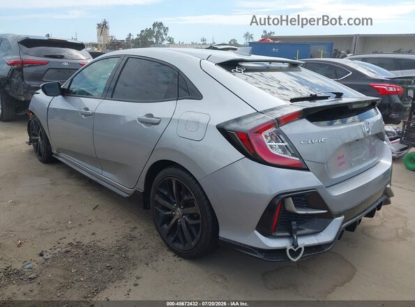 SHHFK7H48MU401600 2021 HONDA CIVIC Серебряный Задняя левая четверть