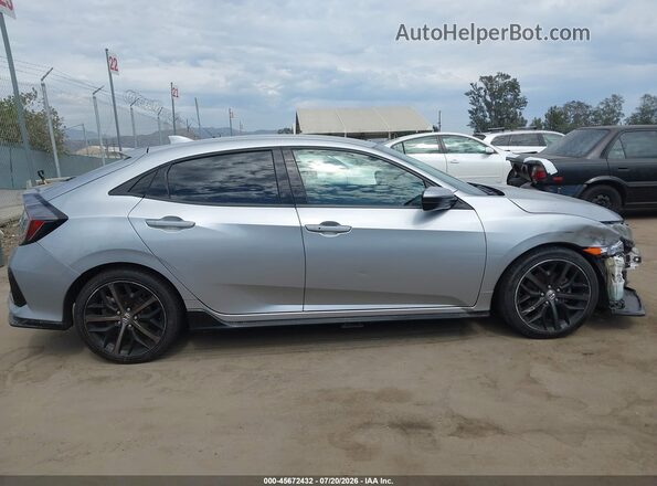 SHHFK7H48MU401600 2021 HONDA CIVIC Серебряный Вид задней части салона