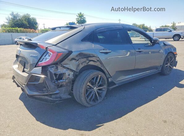 SHHFK7H48MU423516 2021 HONDA CIVIC Gray Trasero derecho