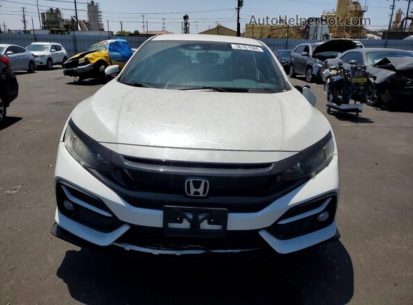 SHHFK7H48MU424018 2021 HONDA CIVIC Белый Вид спереди