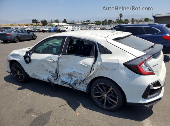SHHFK7H48MU424018 2021 HONDA CIVIC Белый Задняя левая четверть