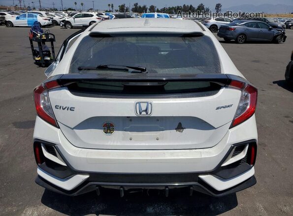 SHHFK7H48MU424018 2021 HONDA CIVIC Белый Вид сзади