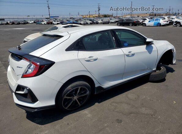 SHHFK7H48MU424018 2021 HONDA CIVIC Белый Задняя правая четверть