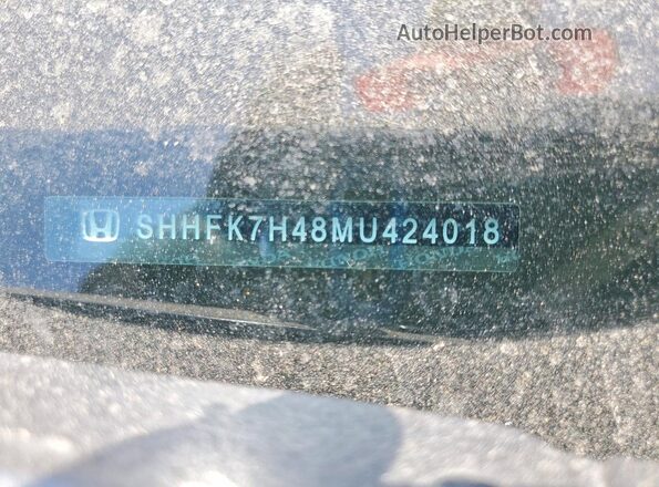 SHHFK7H48MU424018 2021 HONDA CIVIC Белый Вид подкапотного пространства