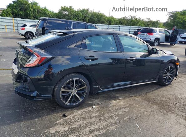SHHFK7H49MU203446 2021 HONDA CIVIC Black Tył prawy