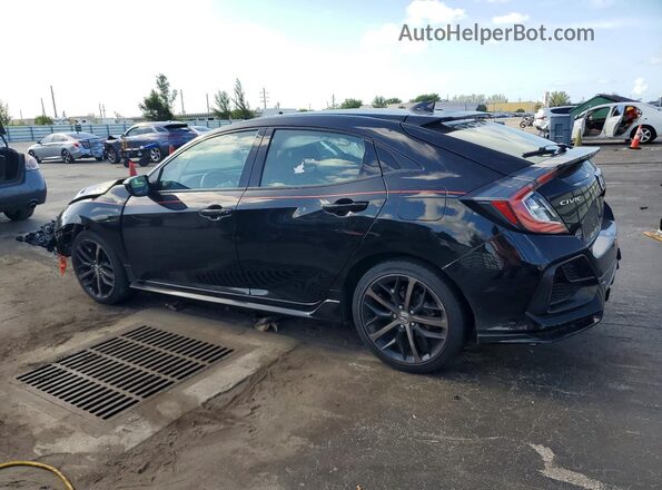 SHHFK7H49MU203446 2021 HONDA CIVIC Black Tył lewy