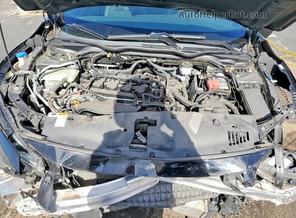 SHHFK7H49MU203446 2021 HONDA CIVIC Black Widok wnętrza z tyłu