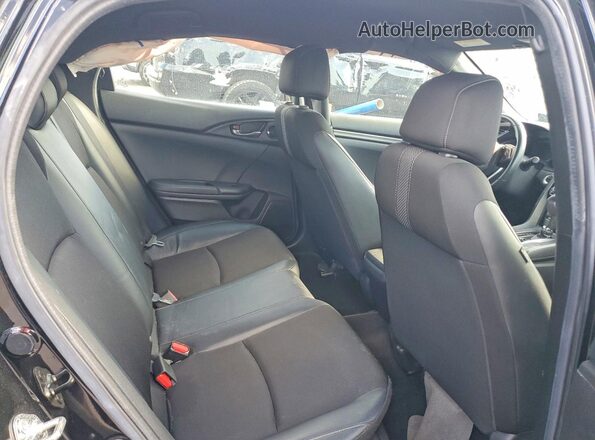 SHHFK7H49MU203446 2021 HONDA CIVIC Black Widok tylnych siedzeń