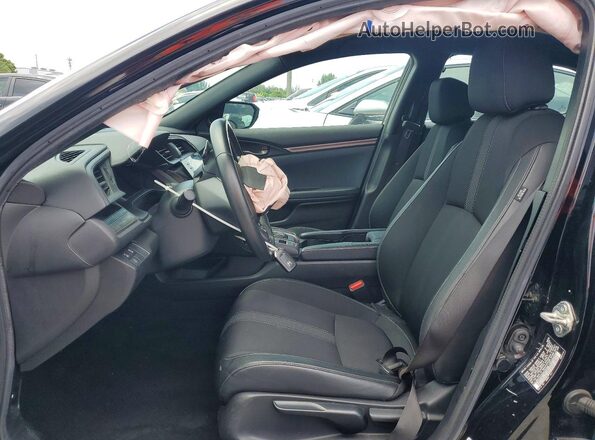 SHHFK7H49MU203446 2021 HONDA CIVIC Black Widok wnętrza z przodu