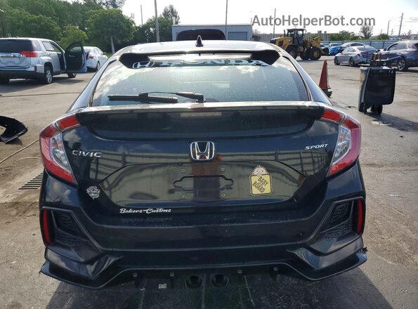 SHHFK7H49MU203446 2021 HONDA CIVIC Black Widok z tyłu