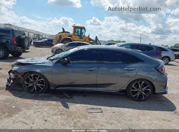 SHHFK7H4XKU404060 2019 HONDA CIVIC Gray Панорамний вид салону 360°