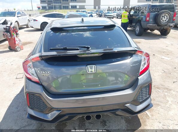 SHHFK7H4XKU404060 2019 HONDA CIVIC Gray 