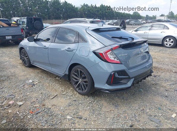 SHHFK7H4XMU225522 2021 HONDA CIVIC Blue უკანა მარცხენა
