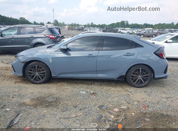 SHHFK7H4XMU225522 2021 HONDA CIVIC Blue სალონის 360-გრადუსიანი ხედი