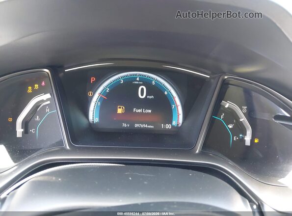 SHHFK7H50HU401444 2017 HONDA CIVIC Черный Вид задних сидений