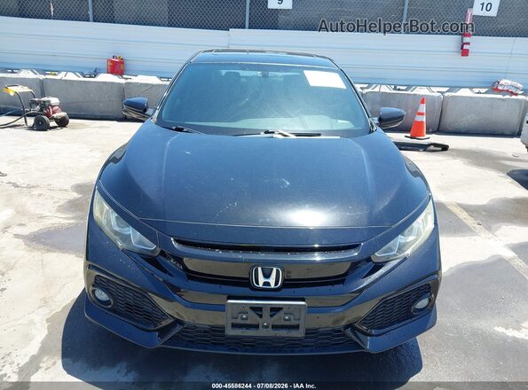 SHHFK7H50HU401444 2017 HONDA CIVIC Черный Вид задней части салона