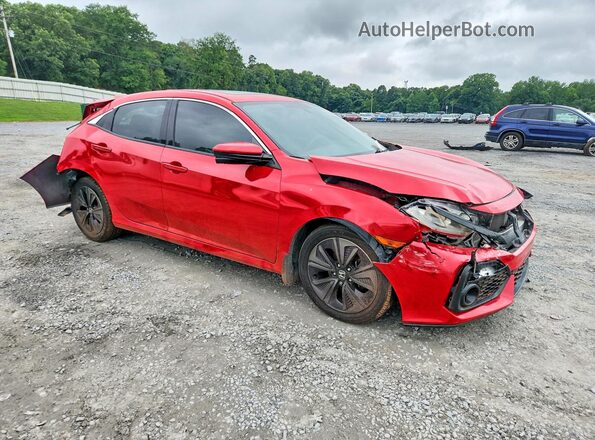 SHHFK7H50JU228403 2018 HONDA CIVIC Red Delantero derecho