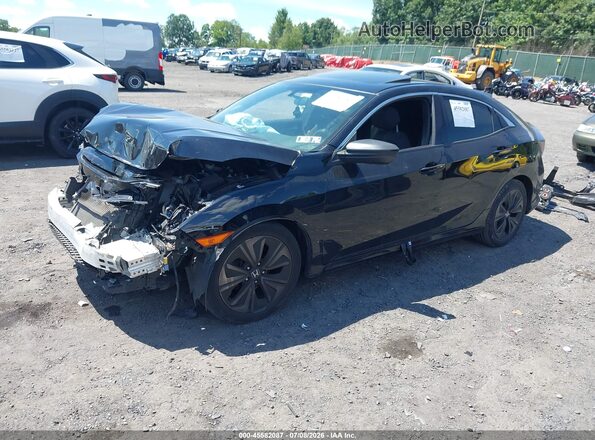 SHHFK7H51JU422728 2018 HONDA CIVIC Черный Передняя левая четверть