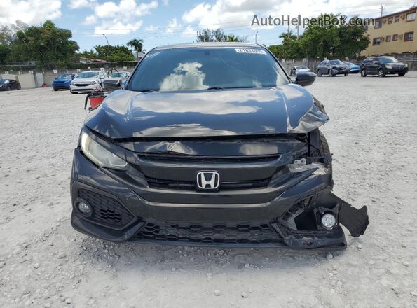 SHHFK7H52JU213191 2018 HONDA CIVIC Black Widok z przodu