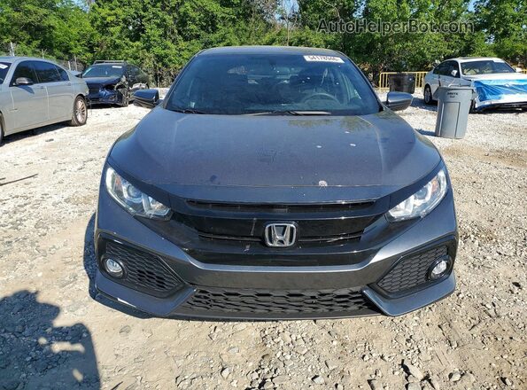 SHHFK7H52JU412189 2018 HONDA CIVIC Gray Front view