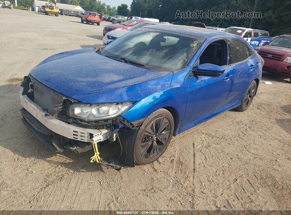 SHHFK7H53HU419422 2017 HONDA CIVIC Blue Առջևի ձախ երեք քառորդ տեսարան