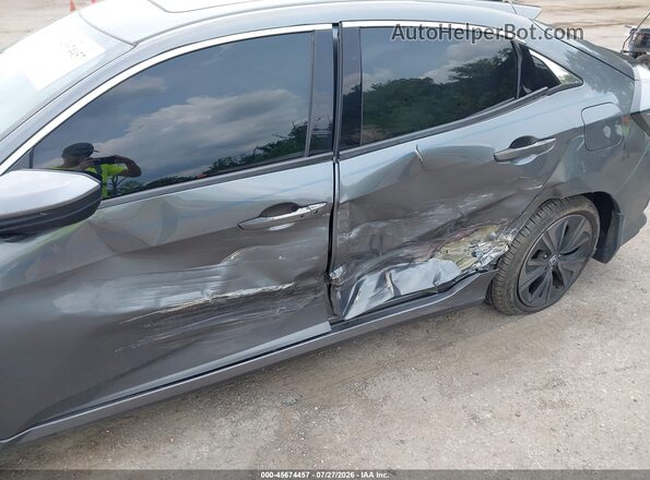 SHHFK7H53JU201132 2018 HONDA CIVIC Gray Front view