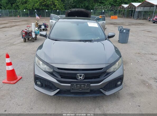 SHHFK7H53JU201132 2018 HONDA CIVIC Gray Dashboard view